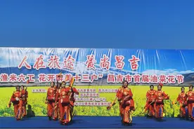 农旅结合！乡村振兴的重要途径——昌吉市首届油菜花观光旅游节开幕图片