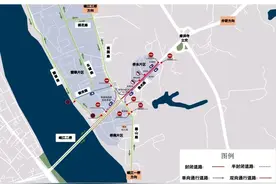 6月27日起，乐山岷江二桥东岸将封闭施工！请错峰出行、注意绕行！图片