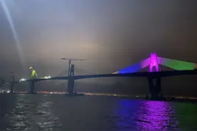 金门大桥预计9月底完工、10月底通车图片