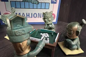 三星堆文创演绎四川元素 打麻将场景萌趣十足图片