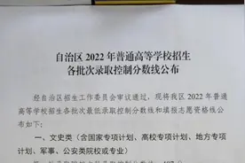 2022年宁夏高考分数线公布：一本文科487、理科412