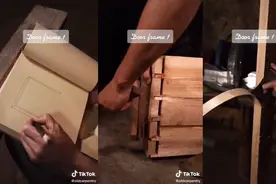 五旬木匠火到国外，TikTok网友称其中国“俗世奇人”图片