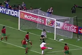 FIFA世界杯官方社媒回顾朴智星02年精彩进球：梦幻般的进球图片