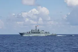 南部战区海军某扫雷舰大队，开展远程机动反水雷专攻精练图片