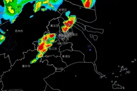 冰雹+大风+雷电+暴雨！上海4个预警同时高挂，暴雨如注，注意防范图片