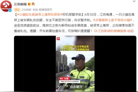 小猫钻车底被带上高架后受伤，司机报警求助图片