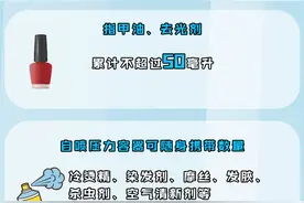 今起实施！一图了解乘火车禁带物品新变化图片