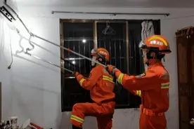 吓坏户主！空调挂机内揪出一条蛇图片