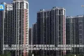 河南济源回应买房首付分期新政“一日游”：不提倡这样搞 专家：有金融风险图片