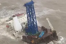 “福景001”轮遇险沉没27人失联 涉事公司回应：与台风有关、暂未查出锚链断裂原因 已联系船员家属图片