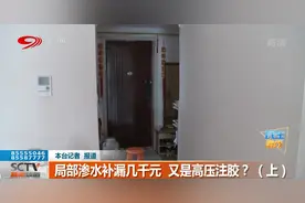 民生热线丨局部渗水补漏几千元 又是高压注胶？图片