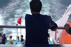 “寻仙17”号起航 渤海海峡第一条鲁辽直航旅游线路开通图片