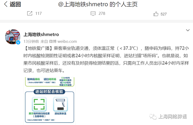 上海有部分地铁站封闭了？别把局部消杀当“封站”