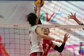 U20女排亚锦赛决赛中国国青女排0比3不敌日本队图片