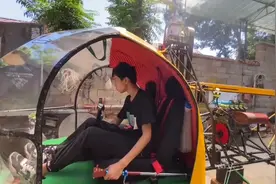 拾光｜了不起！济南钢城区16岁少年自造直升飞机图片