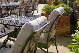 北京惬意露台生活！闲看云雨夕阳图片