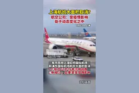 上海航班大面积取消？航空公司：受疫情影响动态变化图片