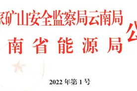 国家矿山安全监察局云南局、云南省能源局联合公告图片