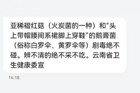 据说，这是只有云南人才能收到的短信……图片