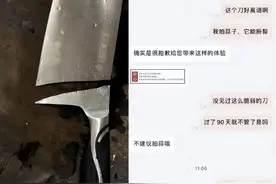 拍一下蒜就断了！号称400年老字号的菜刀为何这么“脆”？图片