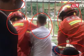 感谢5名施救者！他们接力救下被悬空卡在15楼窗外的女孩图片