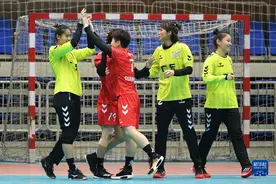 手球——全国女子手球冠军杯：广东队战胜上海队图片