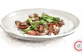 嫩吃猪肝，南北大不同图片