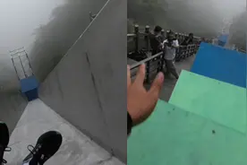 第一视角！跑酷选手从天门山999级“天梯”疾纵而下图片