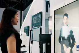 元宇宙数字人、AI画屏……沉浸式探馆西洽会“渝”见未来新生活图片