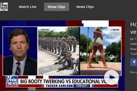 美国福克斯主播另类鼓吹“中国威胁论”：抖音内容健康积极，TikTok内容颓废不堪图片