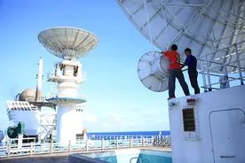远望5号船圆满完成问天实验舱发射海上测控任务图片