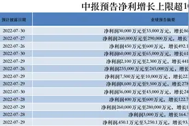 半年报抢先看：13家公司业绩增长翻倍，这4家公司净利增长超500%图片