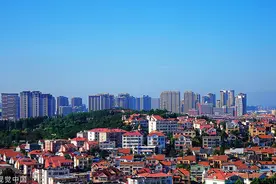 青岛：西海岸新区碧空如洗“颜值”在线图片
