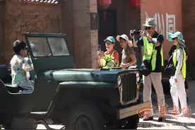 陕西银龄会走进白鹿原影视城 体验关中原上民俗情图片