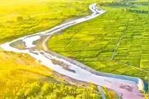 汩汩清流润绿洲（美丽中国）图片