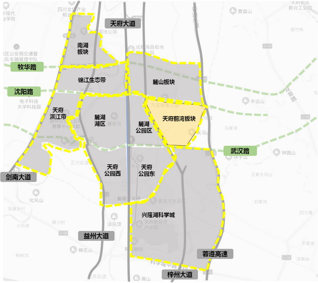 从万安南到天府前湾，成都城南置业绕不开的板块究竟如何？丨区域观察