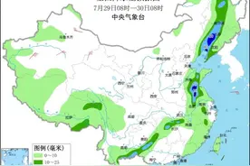 中央气象台：今日雨水仍徘徊于东北地区 明后两天“桑达”携雨水影响江浙沪图片