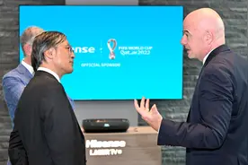 海信高层造访国际足联，2026世界杯中国品牌再攀高峰？图片