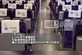 12306回应APP“崩了”：未接大面积投诉，可能是网络延迟图片