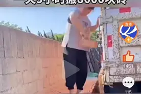 94年女生开货车拉砖一天搬8000块引质疑 当事人回应：搬砖用砖夹子 美甲是爱好图片