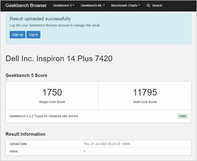 戴尔灵越14 Plus 7420评测：轻薄高能，i7-12700H胜过苹果M1