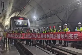 新线新动态丨地铁5号线北延伸段实现“车通”图片