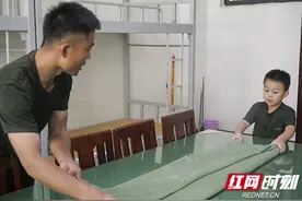 进军营当9天“兵”武警湖南总队某支队军娃夏令营内容丰富图片