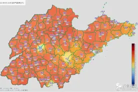 山东有多热？网友：出门2分钟空气刘海变条形码…图片