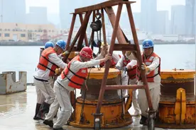 大连湾海底隧道沉管安装全部完工，我国北方首条跨海隧道明年建成通车图片