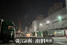 疫情下，义乌往返杭州的快递还正常吗？凌晨1点，杭州萧山，目击数万邮包的消毒分拣图片