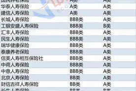 “偿二代二期”下，139家险企评级大排名来了！这12家不达标图片