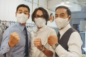 《潜行》曝杀青照 刘德华彭于晏林家栋同框合影图片