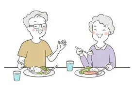 若要身体壮，饭菜嚼成浆！细嚼慢咽可以延年益寿图片