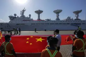 中国“远望5号”顺利靠泊，印度拦不住还被斯里兰卡回怼图片